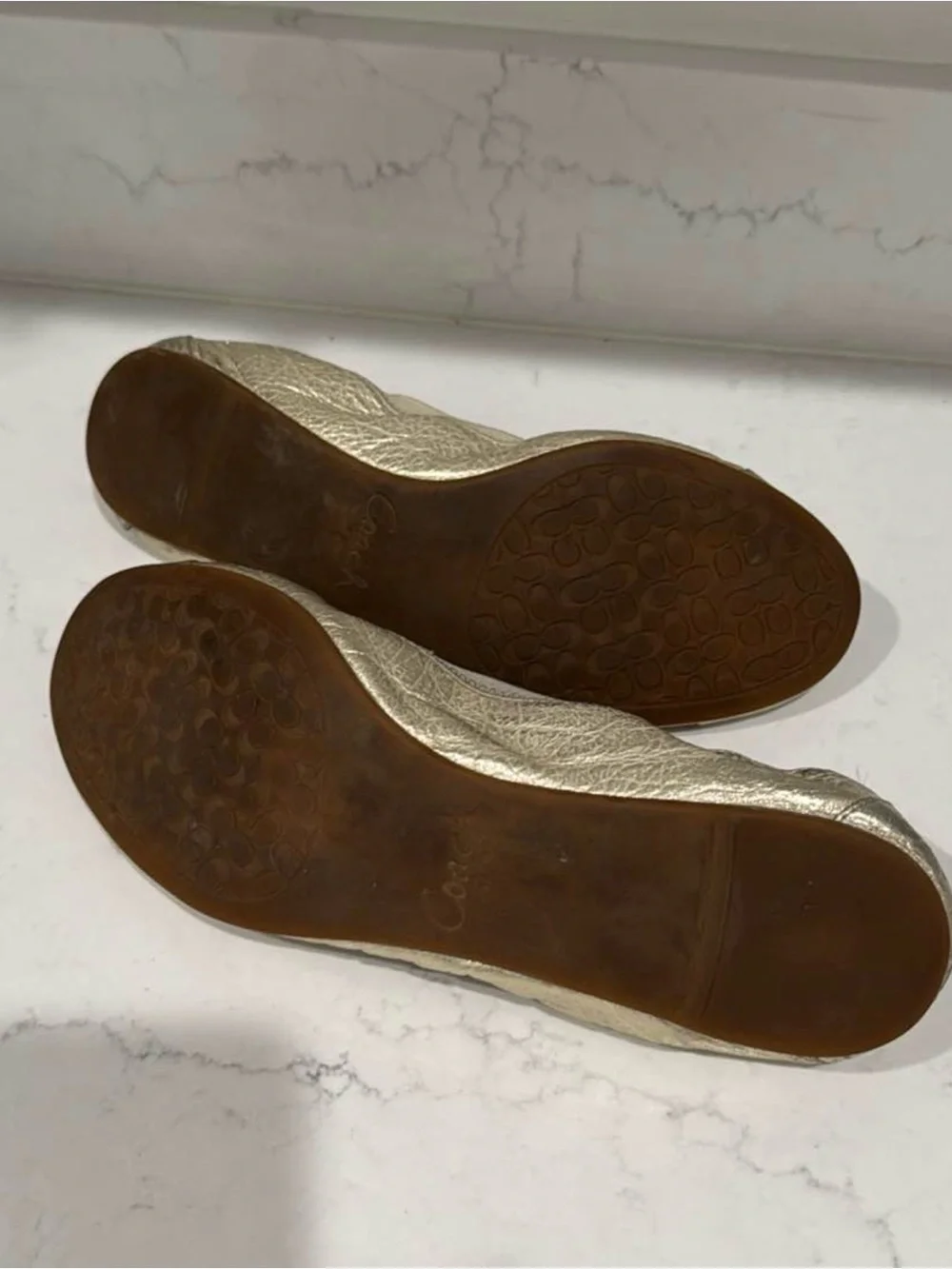 Coach ballet flats